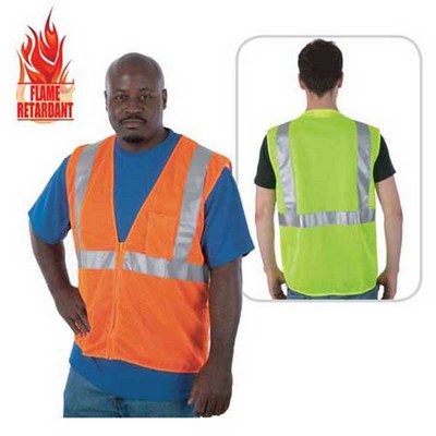 Class 2 Compliant Flame Retardant Mesh Safety Vest