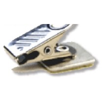 Adhesive Padded Swivel Bulldog Clip for Badges