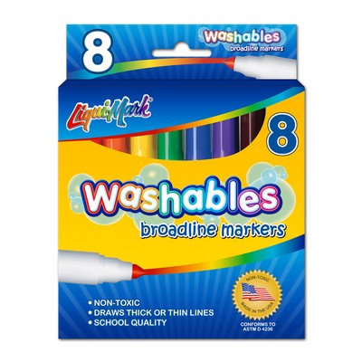 Liqui-Mark® Washable Broadline Marker (8-Pack)