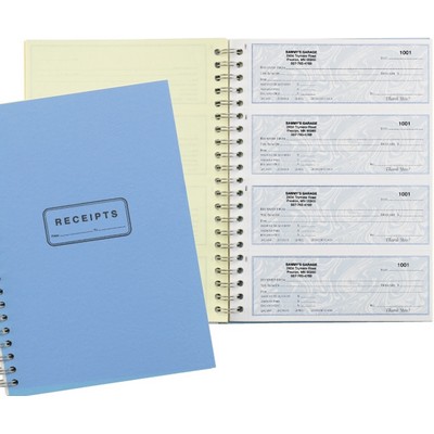 Receipt Form 3 Part Books (7 3/8"x 11")