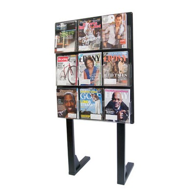 Floor Brochure Display Racks (9 Pockets)