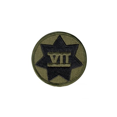 Subdued Genuine G.I. 7th Corps Patches