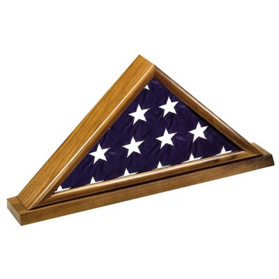 Walnut Flag Display Case