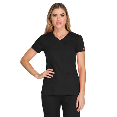 Dickies® EDS Signature Junior Fit V-Neck Scrub Shirt