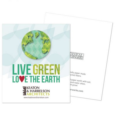 "Love The Earth" Earth Day Flat Card