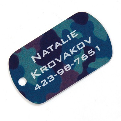 Camo Dog Tag