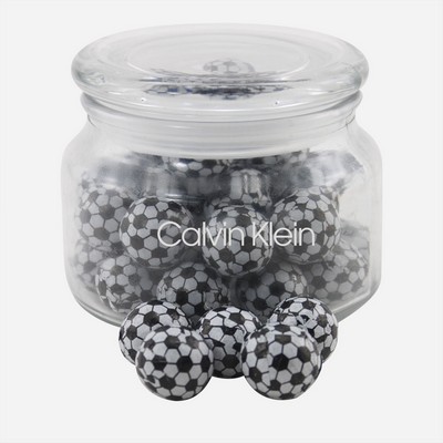 Jar w/Chocolate Soccer Balls