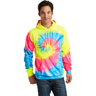 Port & Company® Men's Tie-Dye Pullover Hooded Sweatshirt