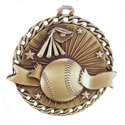 Baseball Stock Medal (2")