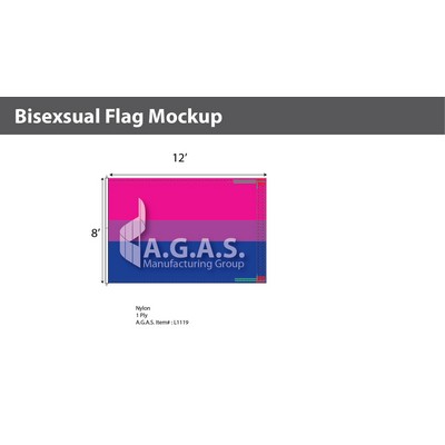 Bisexual Deluxe Flag 8'X12'