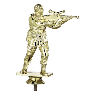 5½" Paintball Player Trophy Figure