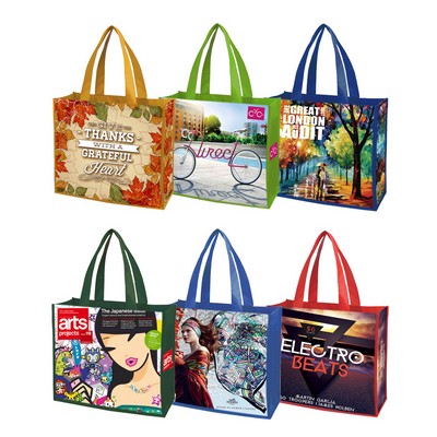 Color Trim Dye Sub Tote Bag