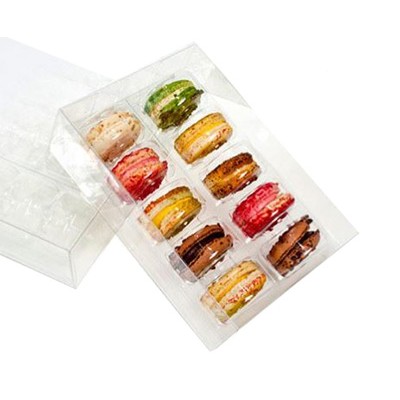 10 French Macaroon Box Set (5 1/16"x2"x7 1/2")