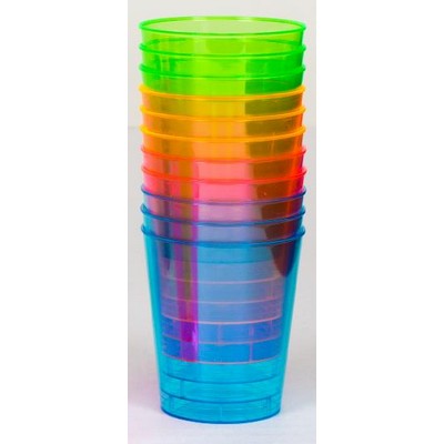 2 Oz. Dazzle Neon Plastic Shot Glasses