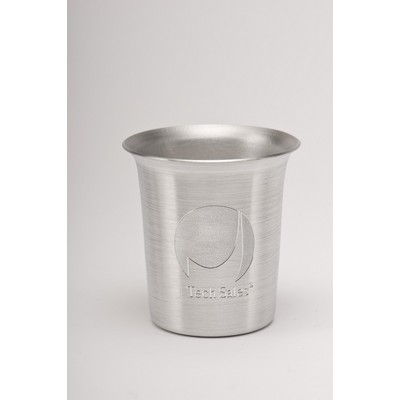 Shot Glass - Stainless Steel Look 2 Oz.