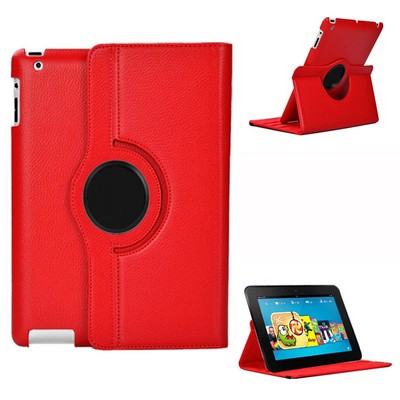 Kidder Rotate Leatherette Case for Kindle Fire HD 7 (Red)