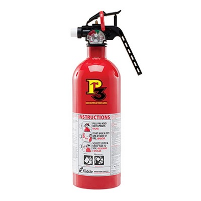 Basic Extinguisher - UL rated 5-B:C - 4-Color Process Decal