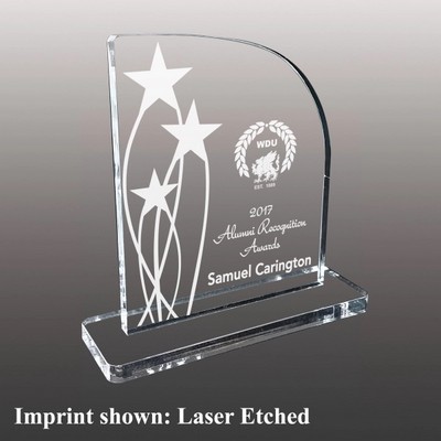 Acrylic Star Awards - Laser Etched