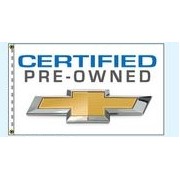 Authorized Dealer Free Flying Drape Flags (Chevrolet® Certified Pre-Owned)