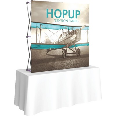 Hopup™ 5.5ft. Straight Tabletop Display & Front Graphic