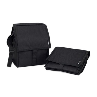 Black Freezable Lunch Bag