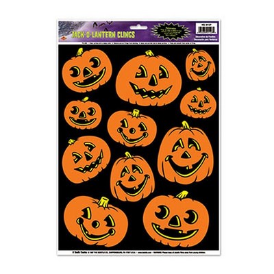 Jack-O-Lantern Clings