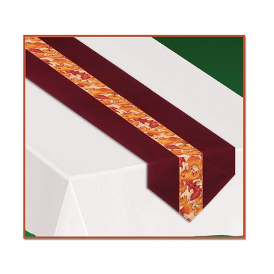 Autumn Leaves Fabric Table Runner