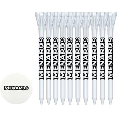 10 Flytee Tees 3-1/4" and Ball Marker