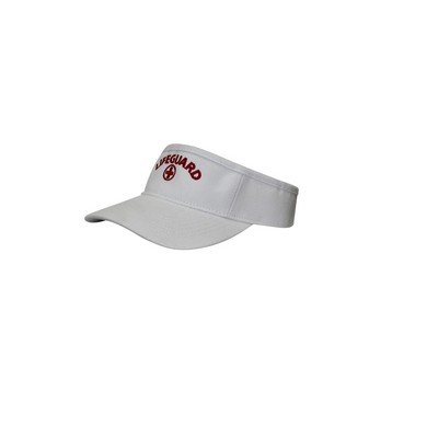 White Lifeguard Visor