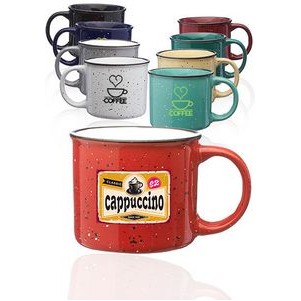 13 Oz. Ceramic Campfire Coffee Mugs