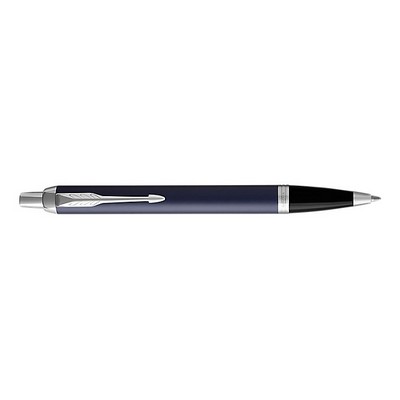 Parker IM Matte Blue with Chrome Trim Ballpoint Pen