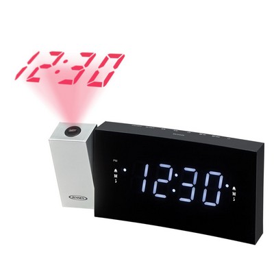 Jensen Digital Dual Alarm Projection Clock Radio