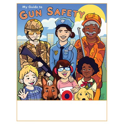 Gun Safety Imprintable Coloring and Activity Book