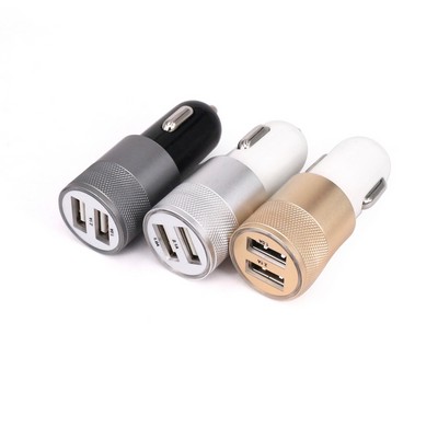 Aluminum Dual Car Charger