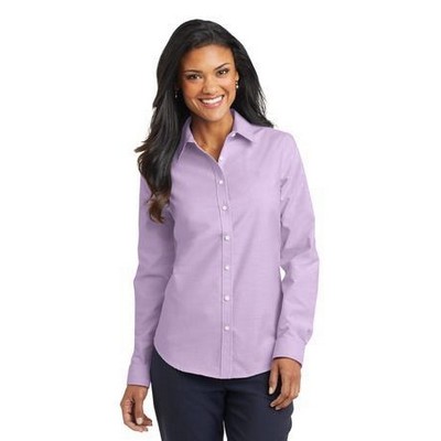 Port Authority® Ladies SuperPro™ Oxford Shirt