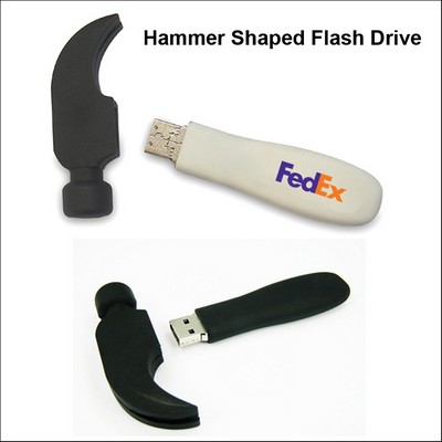 Hammer Shaped Flash Drive - 256 MB Memory