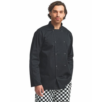 Artisan Collection by Reprime Unisex Studded Front Long-Sleeve Chef's Jacket