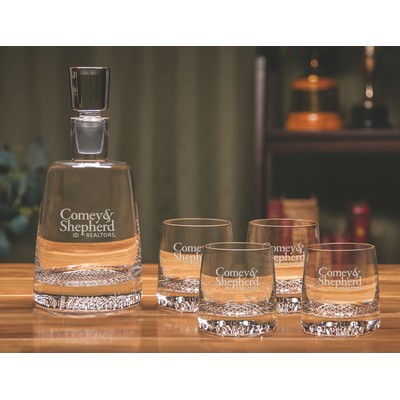 Tundra Whiskey Decanter Set (5pc Set)