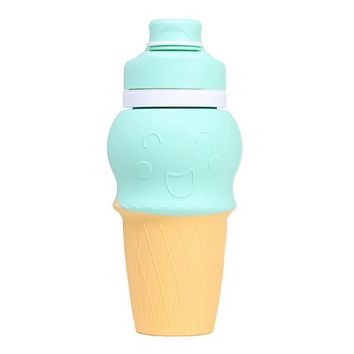 Ice Cream Shape Folding Silicone Bottle