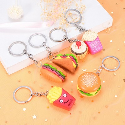 Fake Food Key Chain Pendant