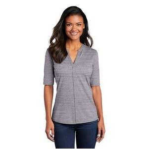 Port Authority ® Ladies Stretch Heather Open Neck Top