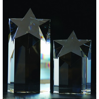 Star Tower Optical Crystal Award/Trophy.6"