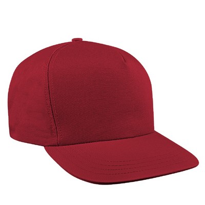 USA Made Solid Color Brushed Snapback Trucker