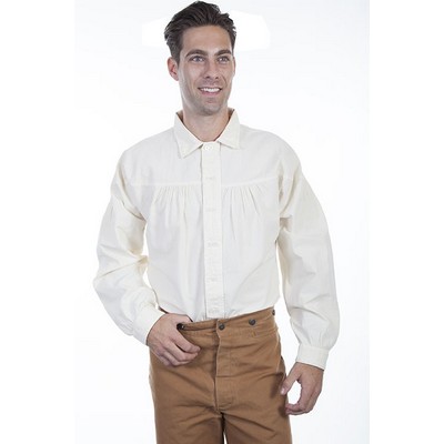 Men's Two Button Placket Shirt