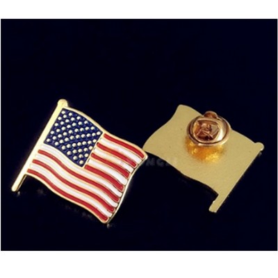 Usa Flag Flashing Pin