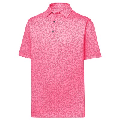 Footjoy Prodry Performance Painted Floral Lisle Self Collar