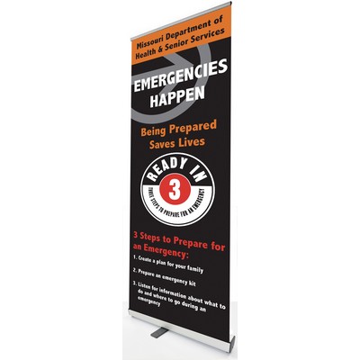 Standem - 33" Vinyl Replacement Banner Only