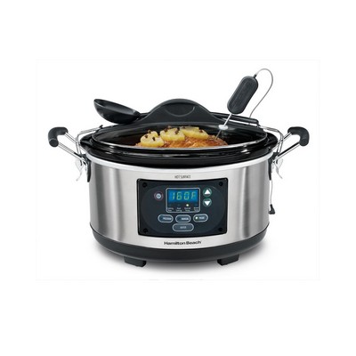 Hamilton Beach® Set & Forget® 6 Qt. Programmable Slow Cooker w/Clip-On Spoon