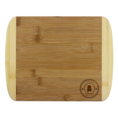 Alabama State Stamp 2-Tone 11" Cutting Board