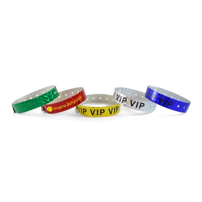 Custom Holographic Wristbands 8020J L-Shape-Blank